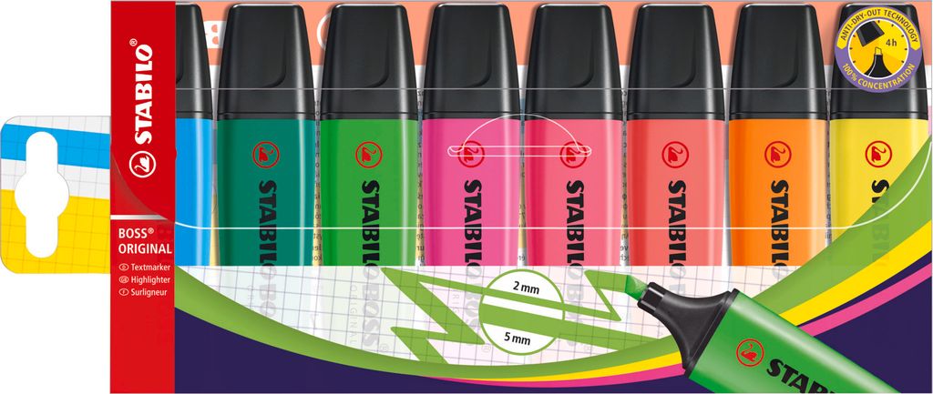STABILO Textmarker -  BOSS ORIGINAL - 8er Pack - 8 Produktbild 