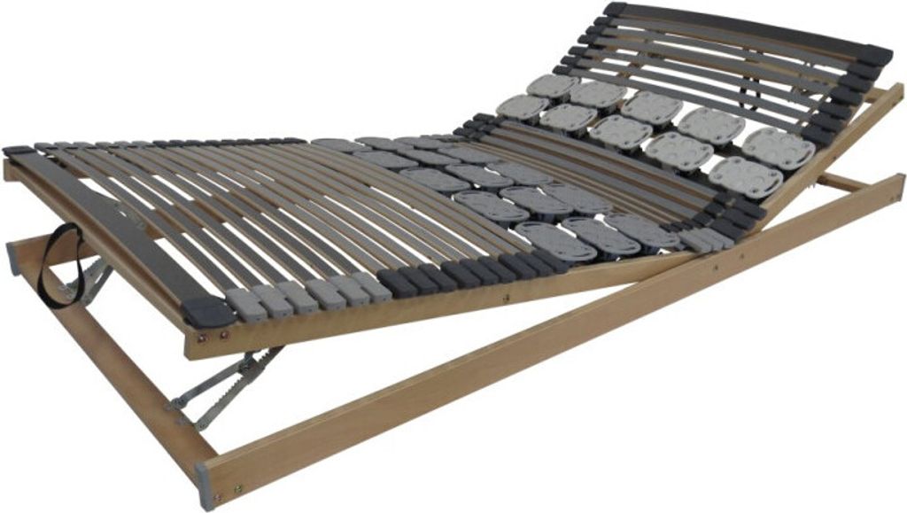 Belaro Duo System Lattenrost KRF - Lattenrost mit Leisten + Teller, KRF verstellbar 100x200 cm