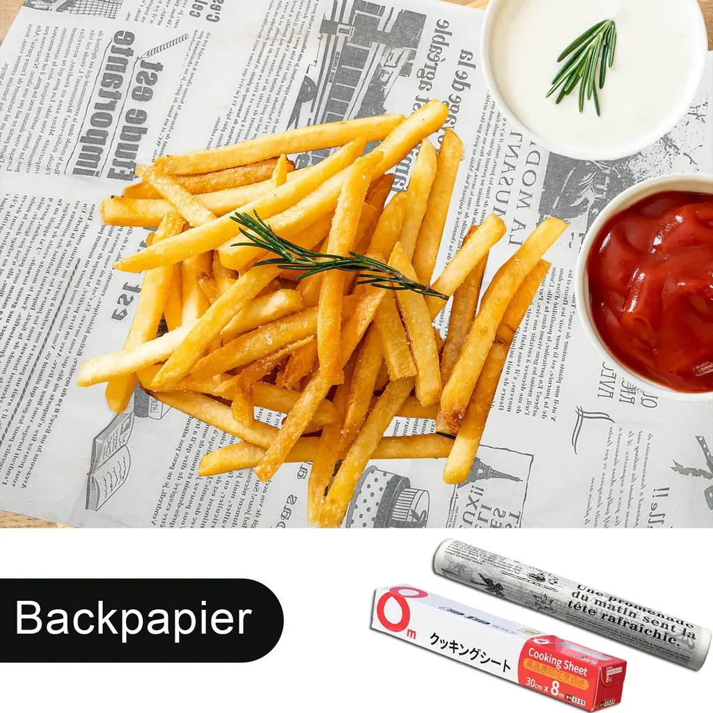 Papier sulfurisé découpable 31cm avec lame métal pour cuisson sans gras