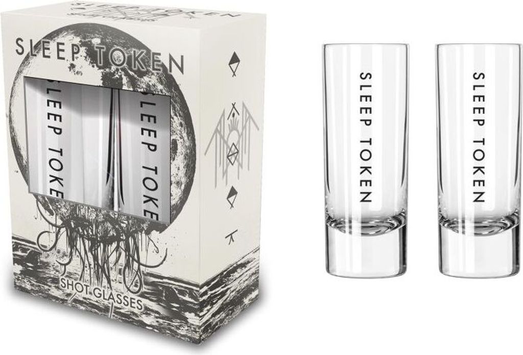 Sleep Token Schnapsglas-Set Logo klar Standard