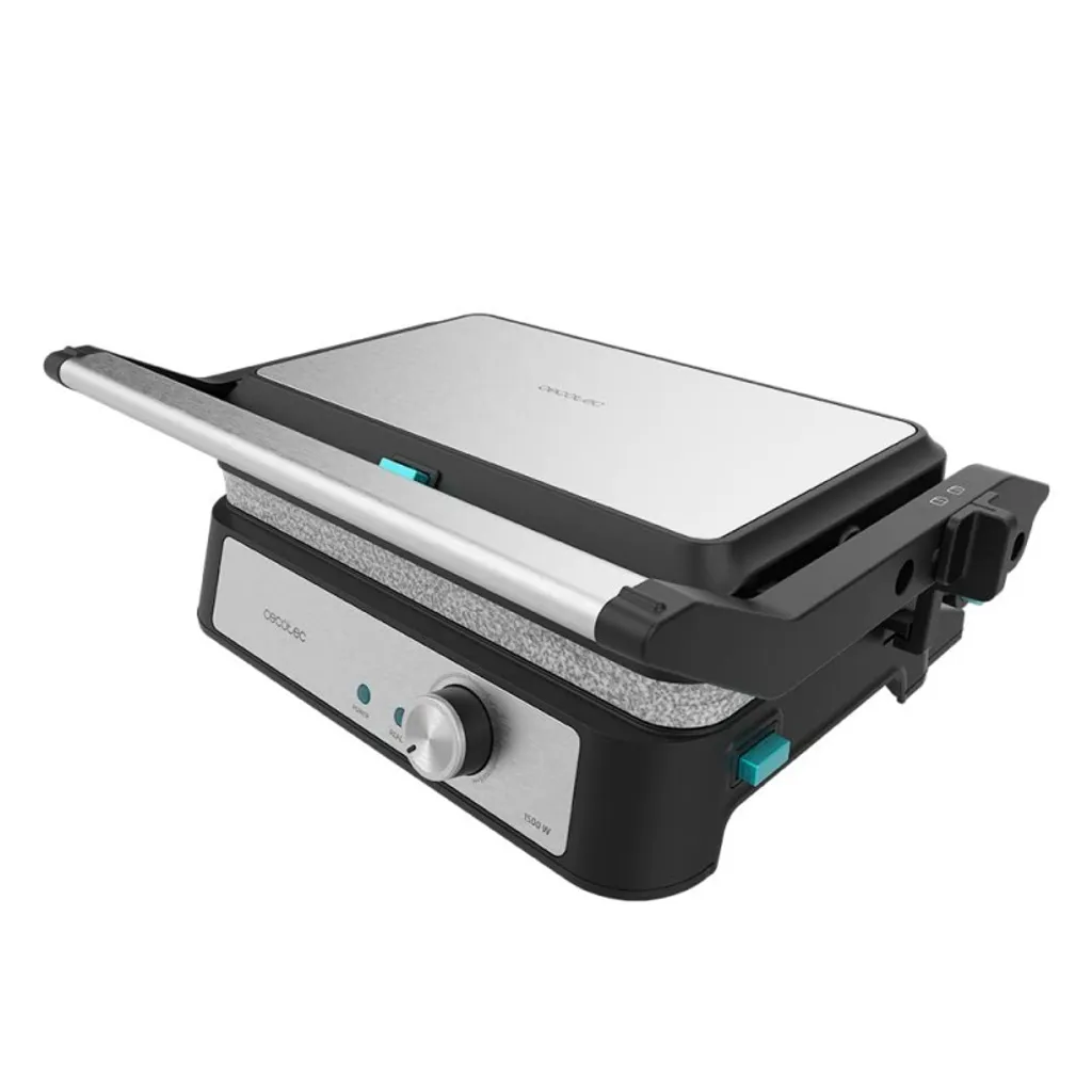 Grill 1500W Cecotec Rock'nGrill Rapid - Revêtement RockStone Inox 02994