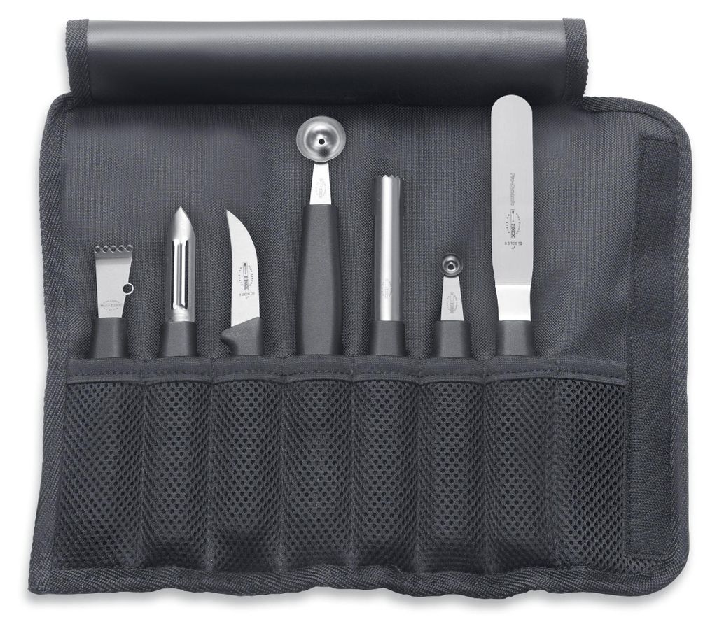 F. DICK Garnierset mit Rolltasche 7-teilig Sparschäler Produktbild 