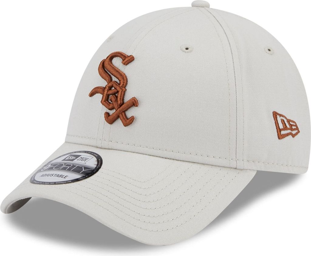New Era 9Forty Strapback Cap - Chicago White Sox stone grau