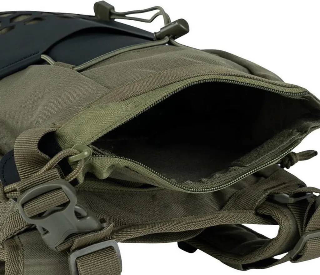 Sac à dos d'hydratation pour marche commando et trekking 2L Vert Olive - 10