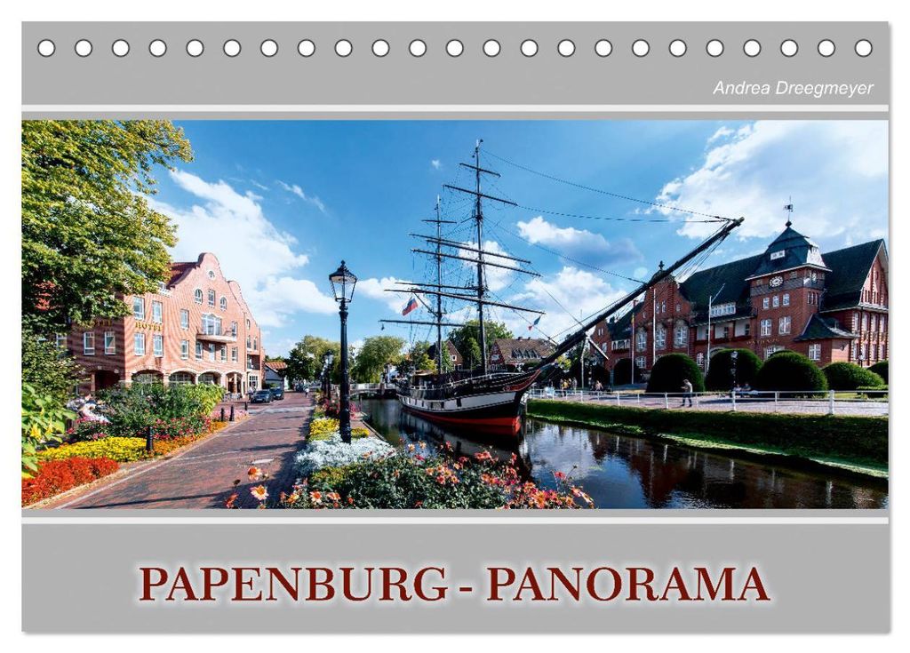 Papenburg-Panorama (Tischkalender 2027 DIN A5 quer), CALVENDO Monatskalender