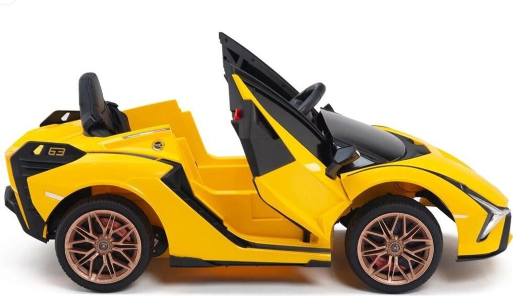 Kinder Elektroauto Lamborghini Sian 4x 30 Wattt Motoren LED+FB+Audio