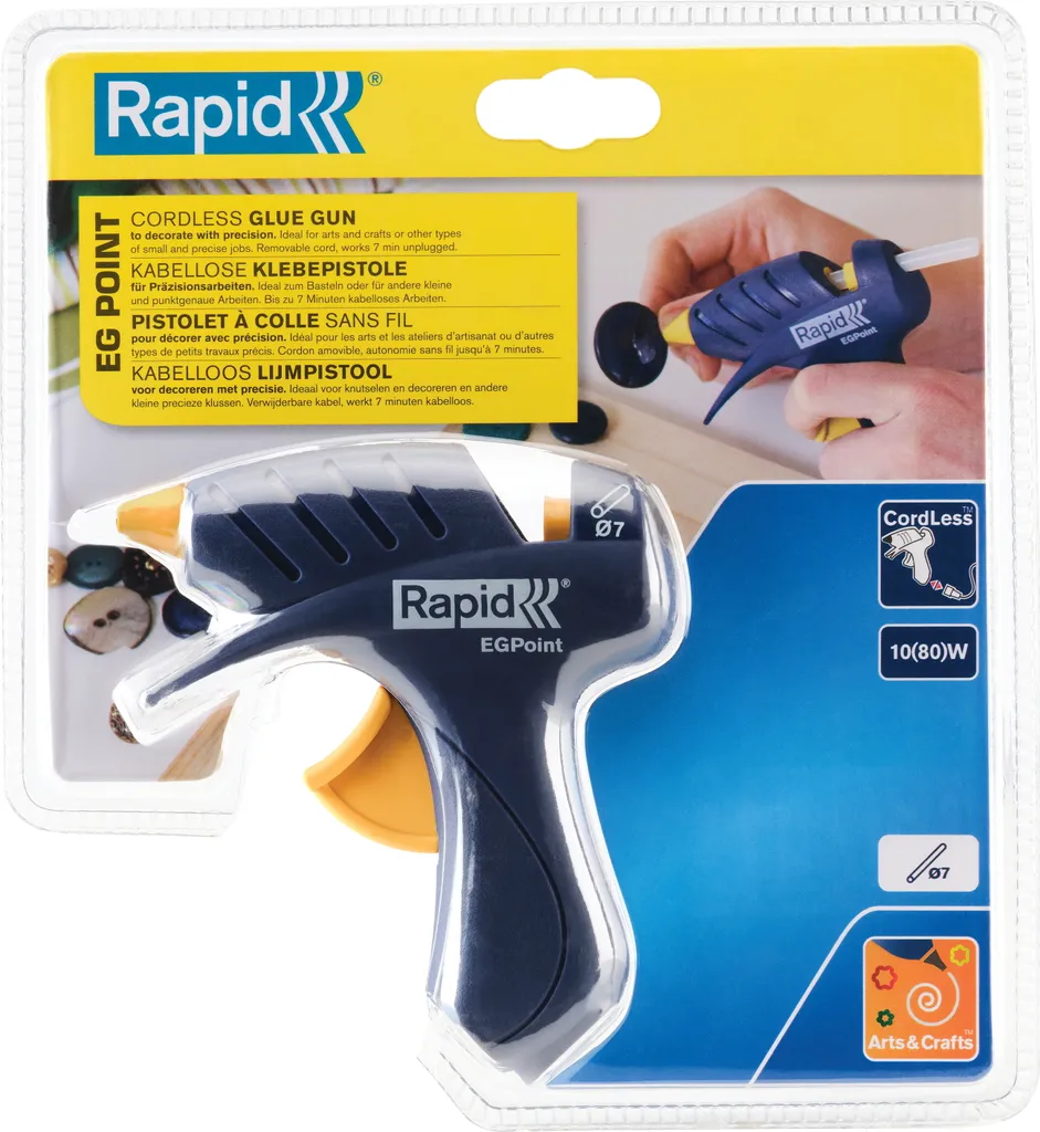 Pistola Colla a Caldo PUNTO Precisione 7-8mm | Ugello Stretto RAPIDO