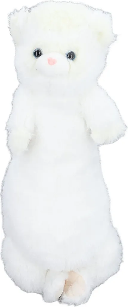Furet des neiges en peluche blanche moelleuse et lavable pour cadeau