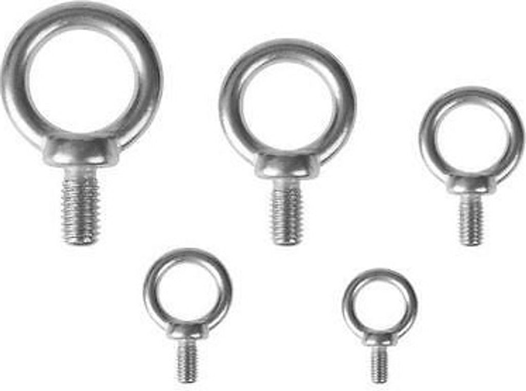 V4A Edelstahl Seilspanner Umlenkrolle Schäkel Kettenverbinder Bolzen Karabiner Ringbolzen M10