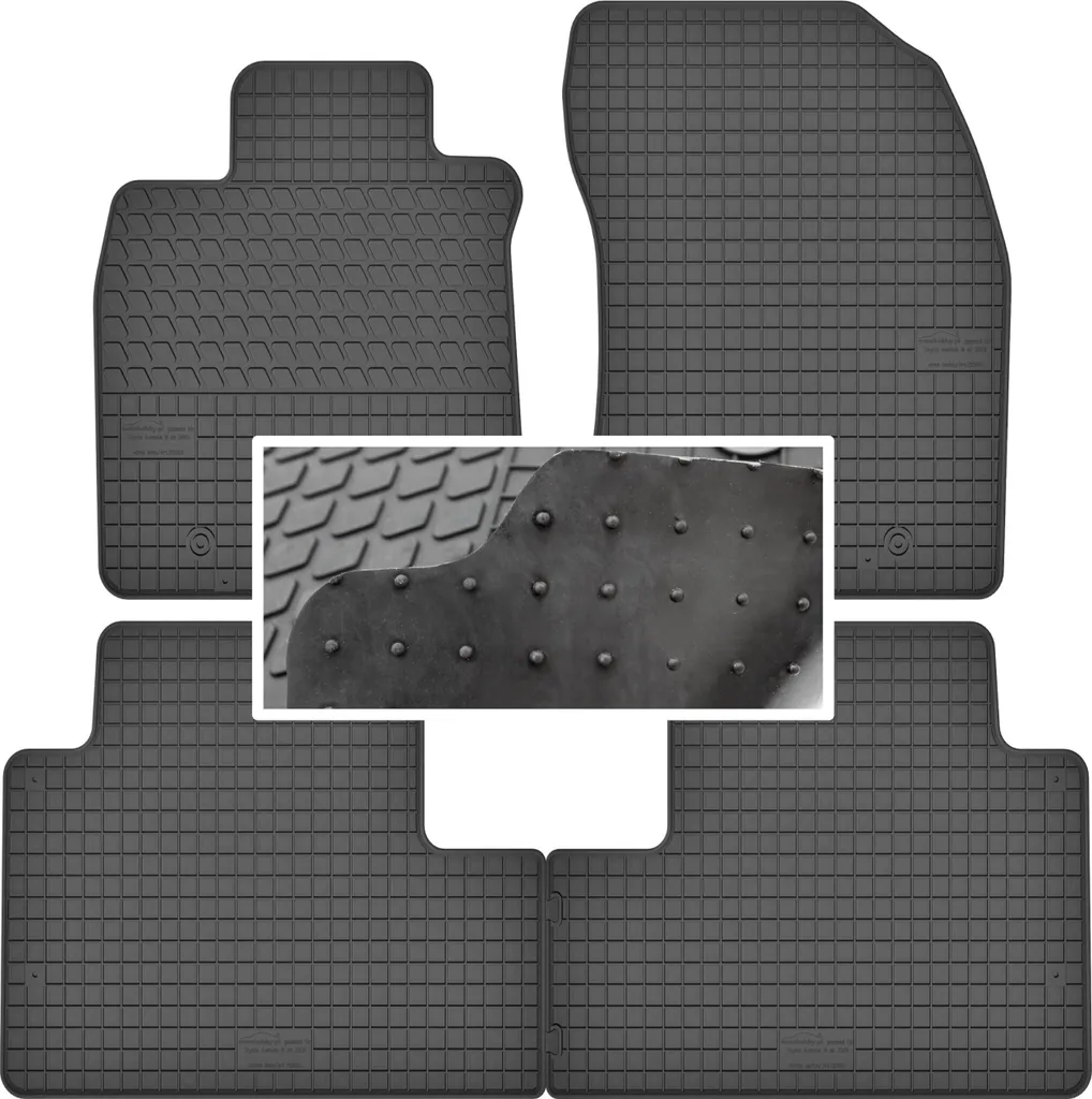 Tappetini auto tappetini in gomma tappetini in gomma set per Toyota Avensis III