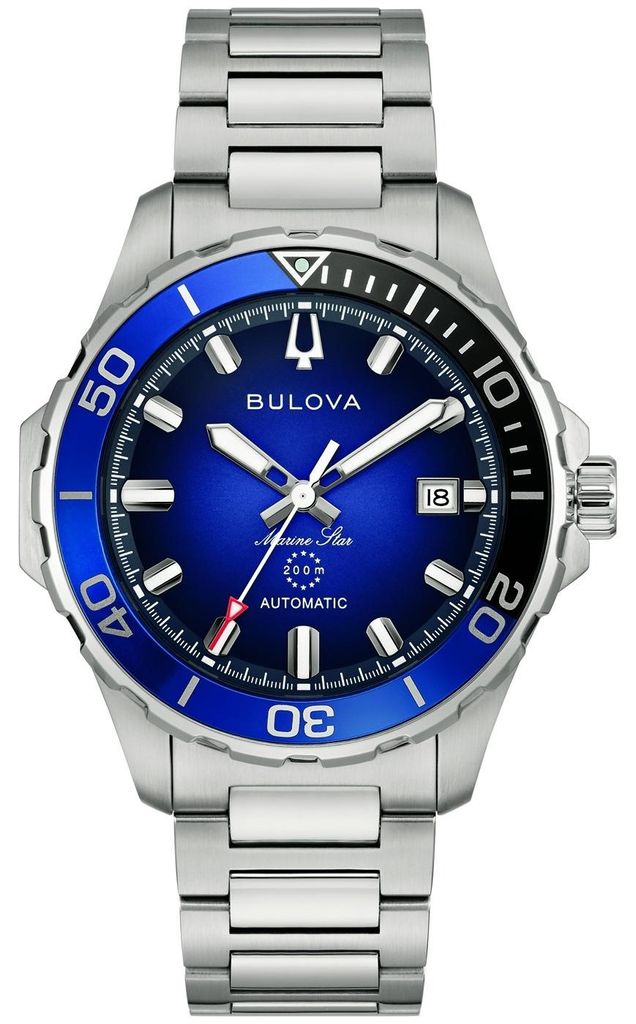 Bulova Herren Armbanduhr Marine Star 98B466 Automatik Produktbild 