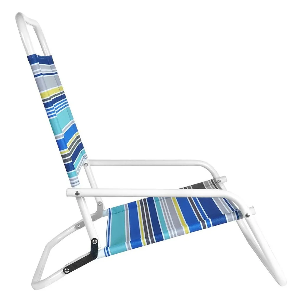Chaises de Plage Vilde Pliables et Compactes - Duo Confort Multicolore - 4