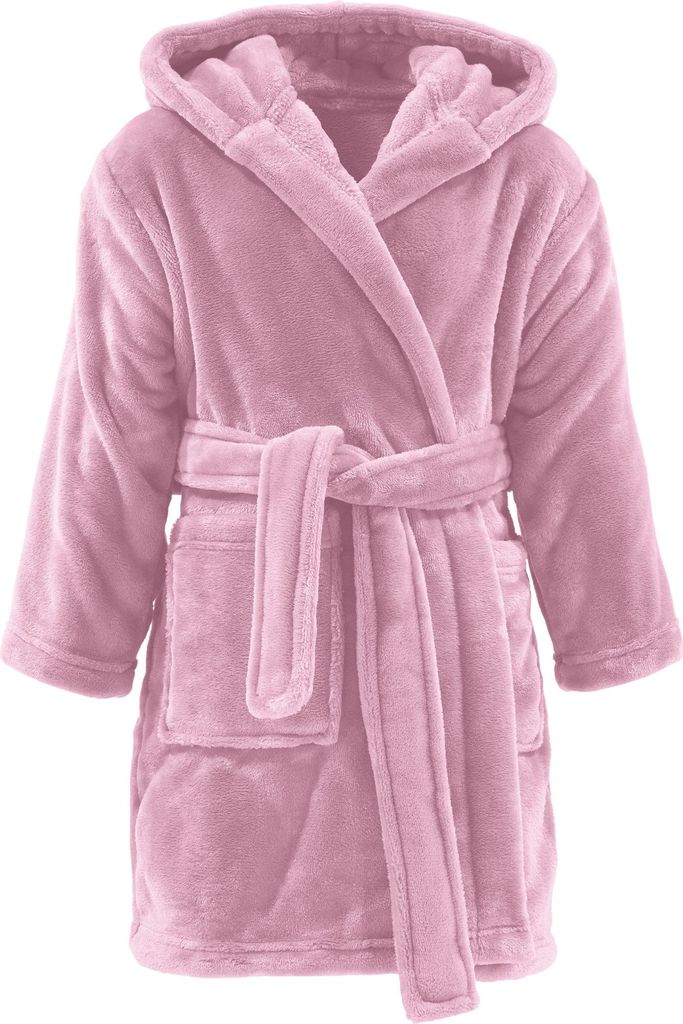 REDBEST Kinder-Bademantel Perris" mit Kapuze mauve 86 / 92"