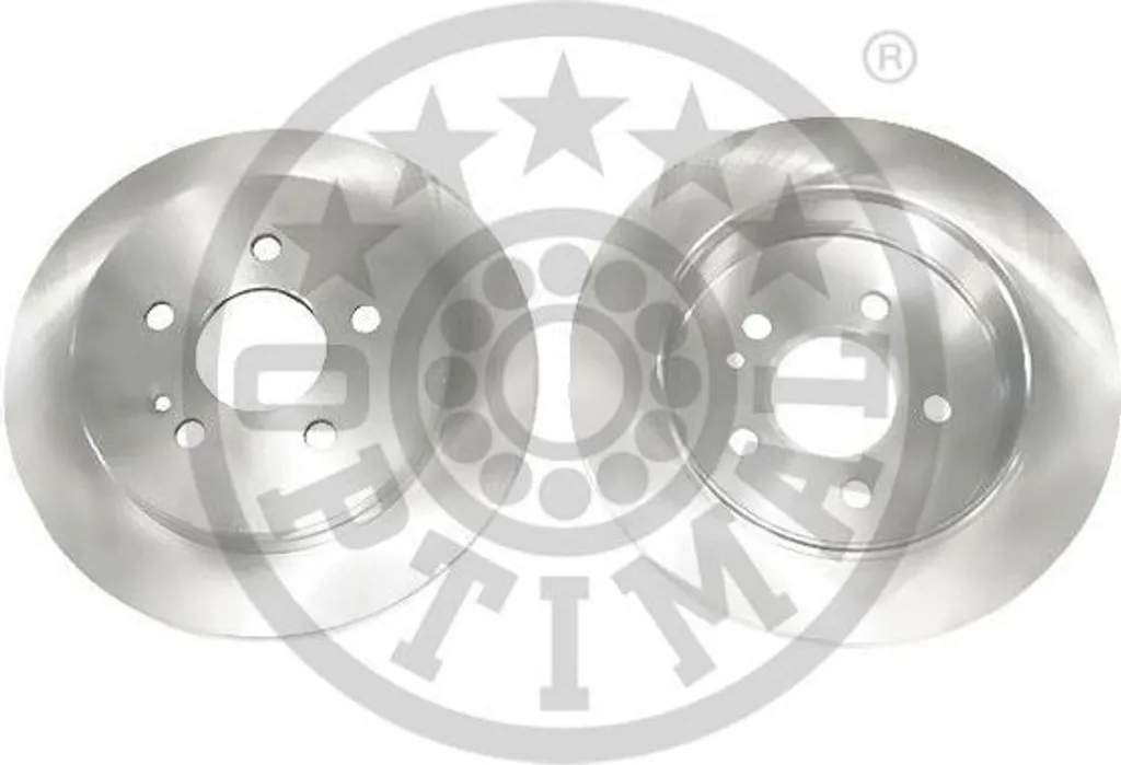 2 Disques de frein arrière OPTIMAL BS-7060C 285mm pour sécurité auto