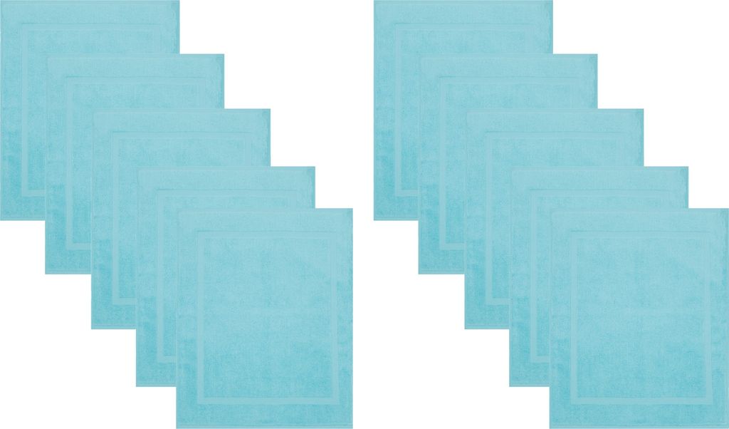 Betz 10 Stück Badvorleger 50x70 cm PREMIUM Badematte Produktbild 