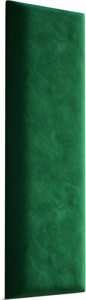 Muralo Polsterpaneel WANDPOLSTER Wandkissen Bettkopfteil Wandpaneel Magic Velvet Flaschengrün 2225 60cm x 15cm