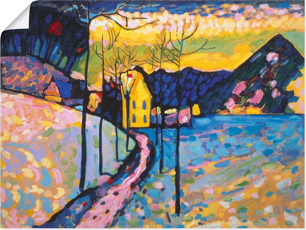 ARTland Poster Winterlandschaft I. 1909 Größe: 120x90 cm