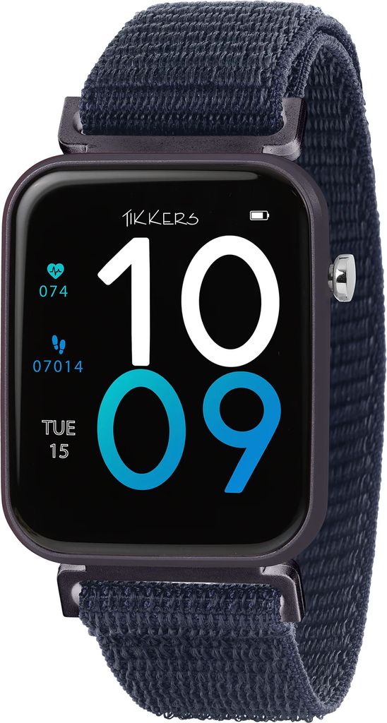 Tikkers Smart Watch Series 13 Fabric Strap Blau Unisize Produktbild 
