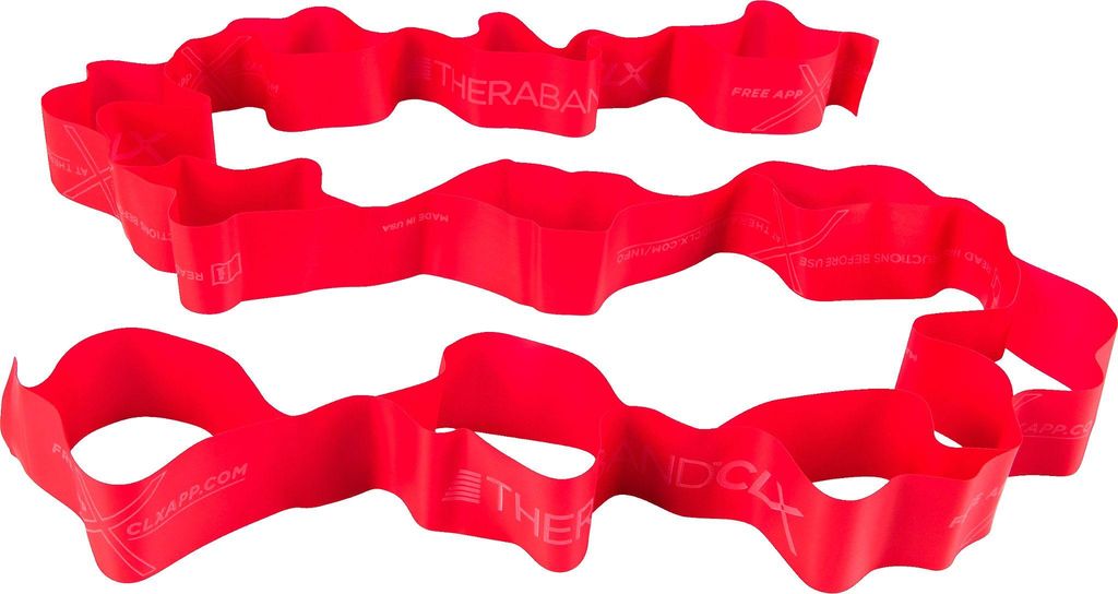 TheraBand Fitnessband "CLX", Rot, Mittel