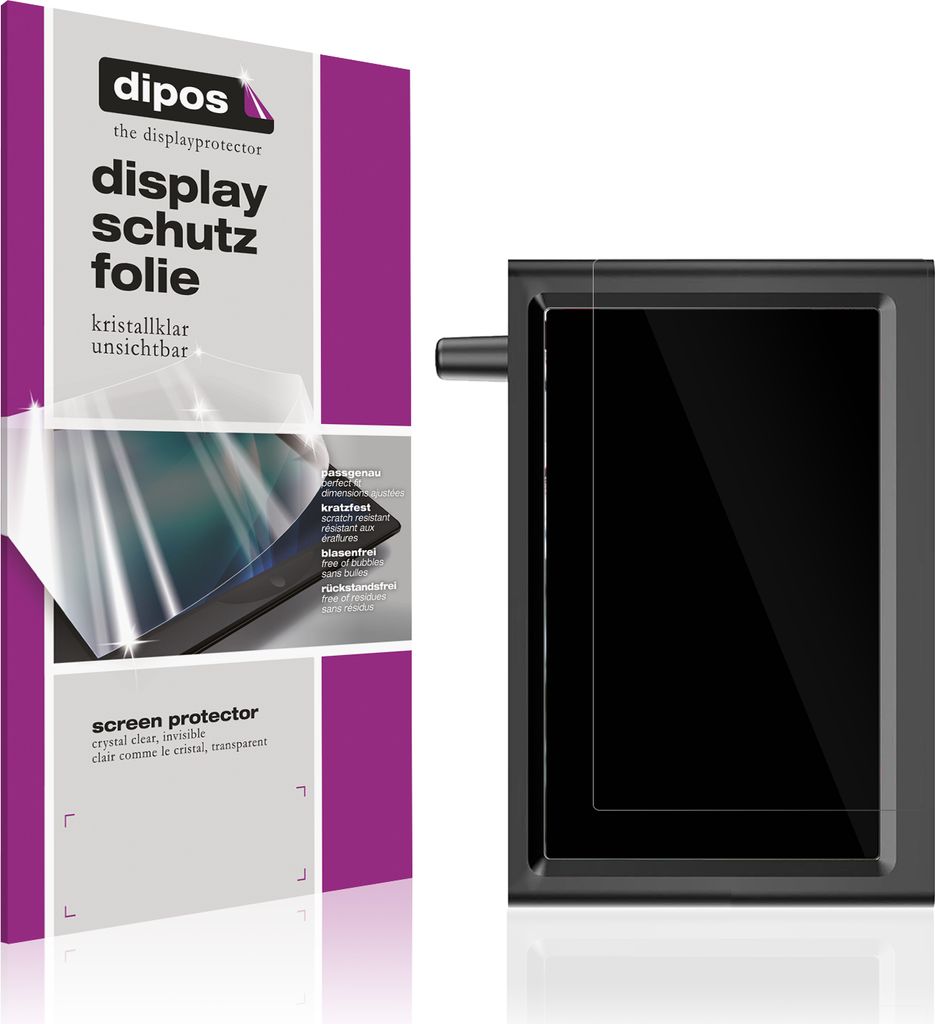 2x Schutzfolie für AUTO-VOX Solar1PRO klar Displayschutzfolie Folie Display Schutz dipos