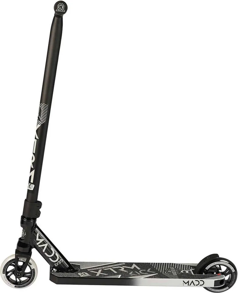 Madd Gear Scooter Kick Extreme Noir et Argent - Trottinette de Freestyle