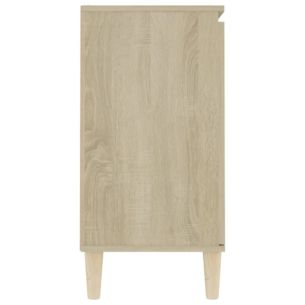 Sideboard robuste en bois composite chêne Sonoma 103,5 cm design - 7