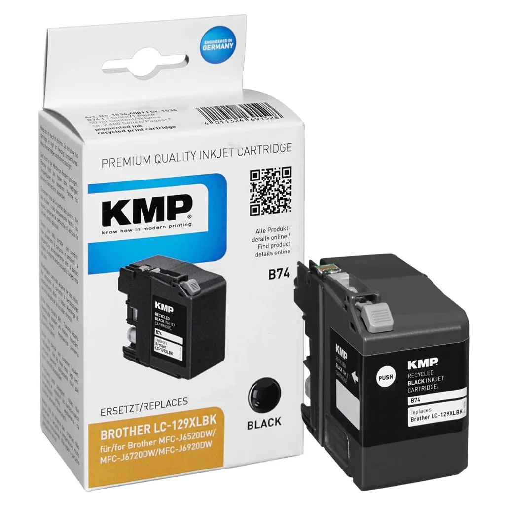 Réduisez vos coûts d'impression avec la cartouche noire KMP B74 Brother