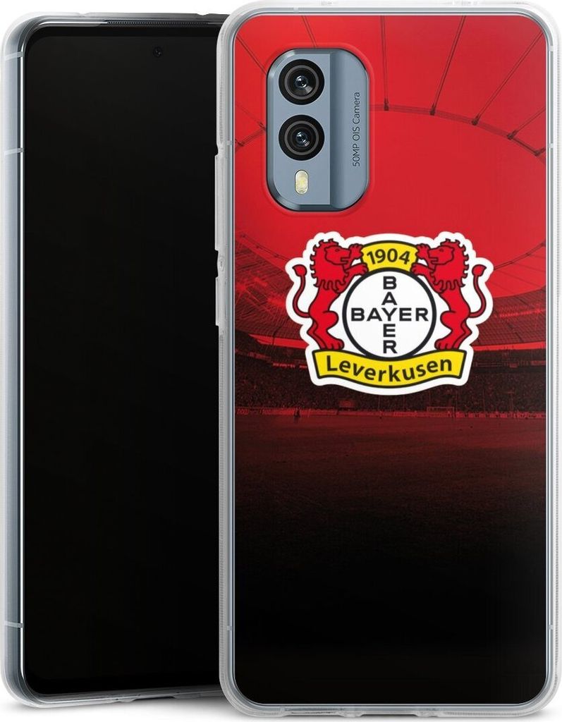 DeinDesign Handyhülle für Nokia X30 Silikon Hülle Case Smartphone Schutzhülle Bayer 04 Leverkusen Offizielles Lizenzprodukt Stadion