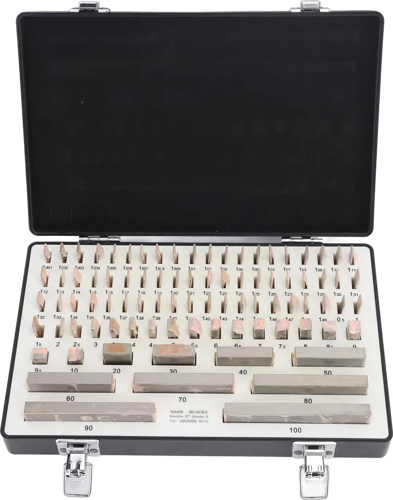 Éliminez les erreurs de mesure avec ce jeu de 87 calibres en acier