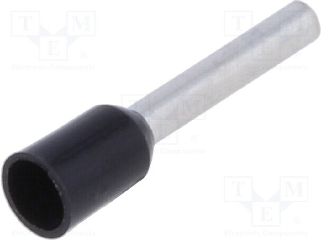 50x Stoßverbinder isoliert 1,5mm2 Kupfer Isolation: 12mm TUL-RI-01512 Bootlace fer