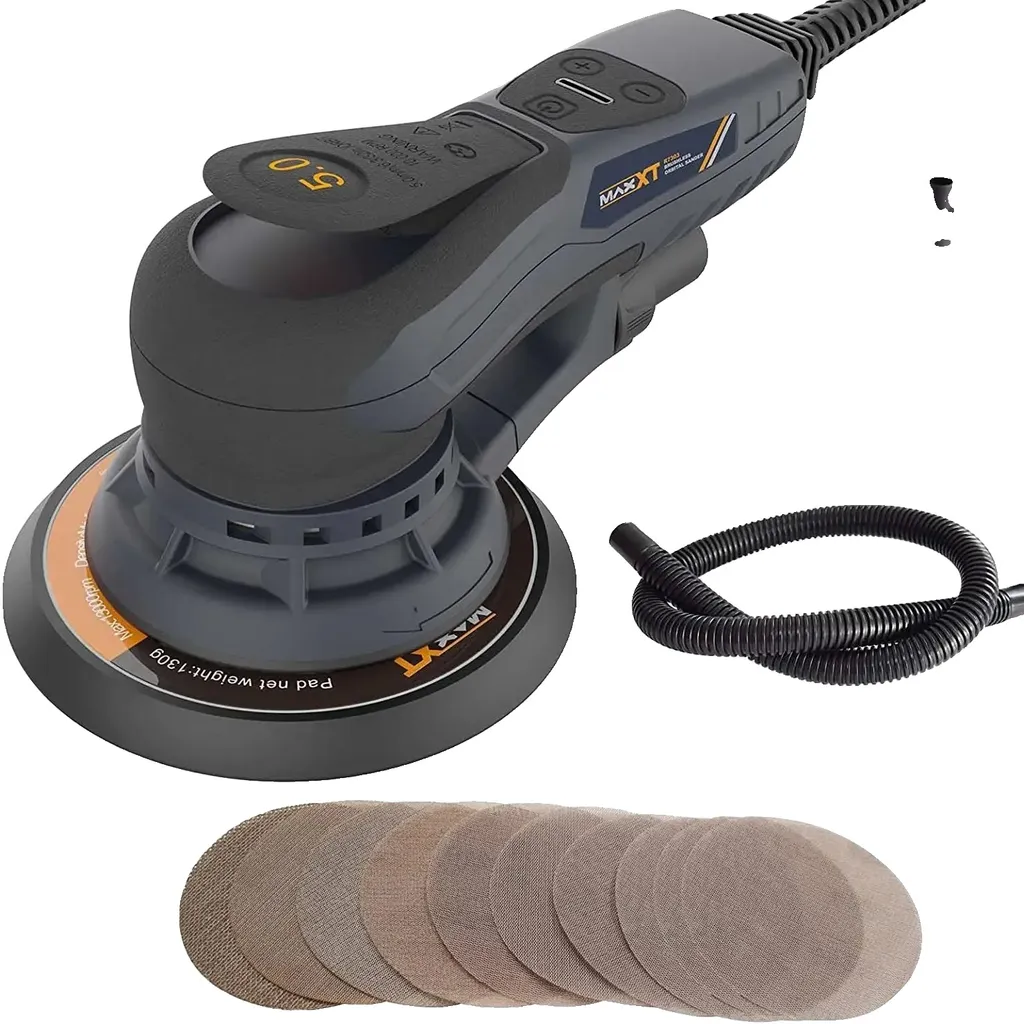 Ponceuse excentrique rotative de 150 mm 350W - Idéal pour bois et métal