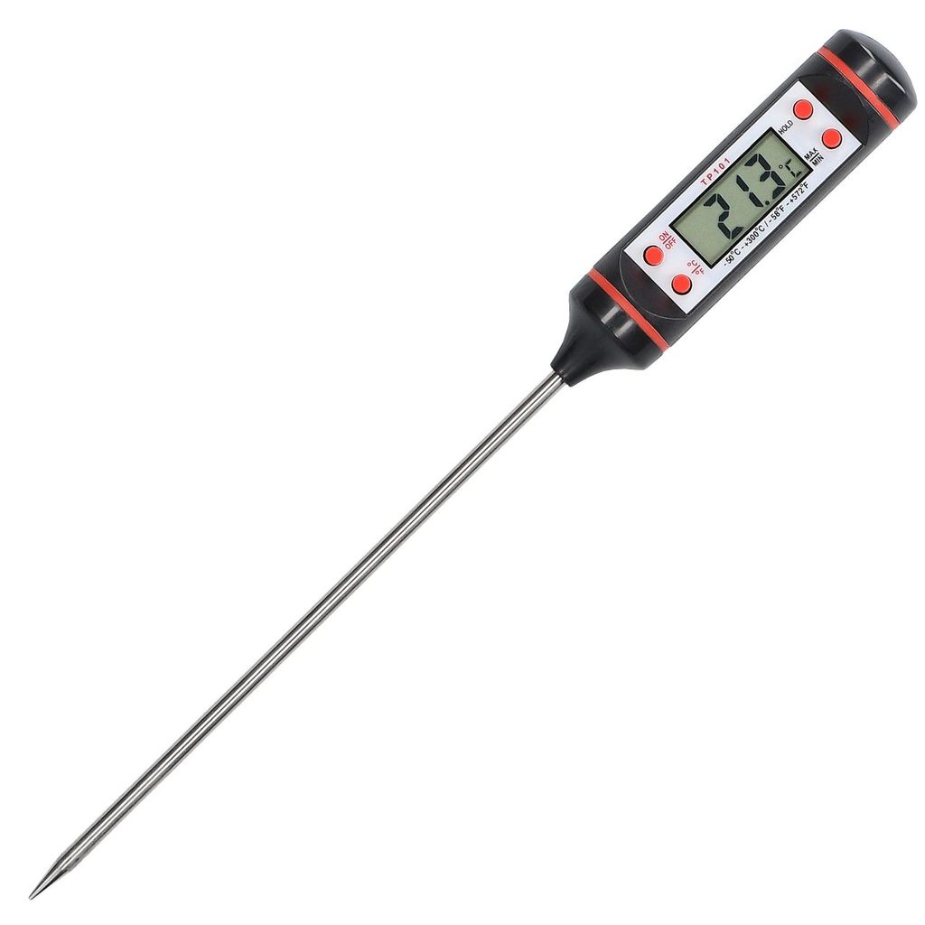 1X Küchenthermometer DE Für Kochen BBQ LCD Digital Fleischthermometer 