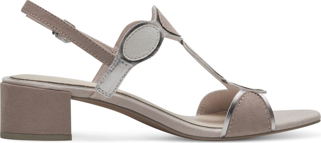MARCO TOZZI Damen Sandale Textil Sandalette Metallic Produktbild 1