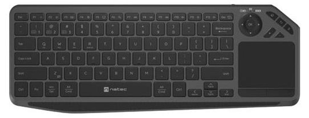 Klawiatura Bezprzewodowa Natec Turbot 2 Us Do Smart Tv Zdjęcie produktu 