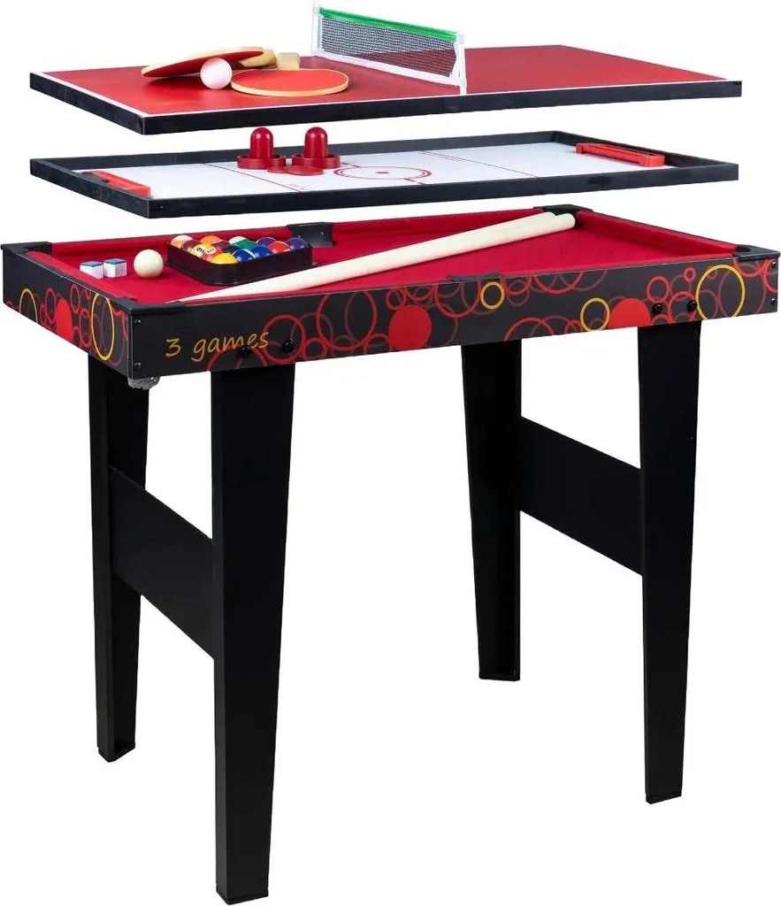 Finissez-en avec l'ennui grâce à cette table de jeu 3 en 1 familiale