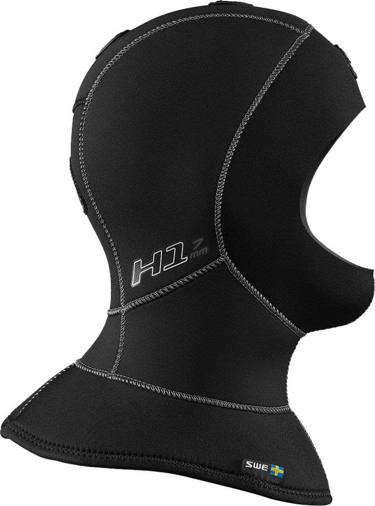 Waterproof Kopfhaube H1 5/7mm mit Ventil, Größe:S