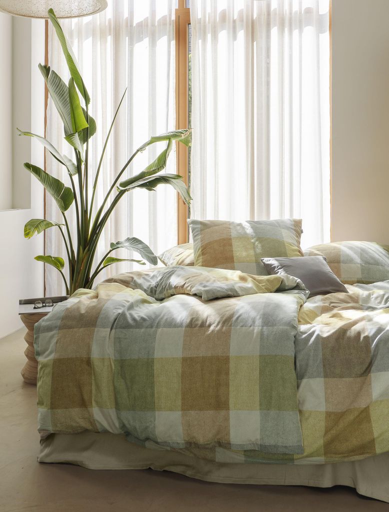 Irisette GmbH & Co. KG Edel-Feinbiber Bettwäsche Set Koala 8622 Farbe gold Größe 140x200+70x90
