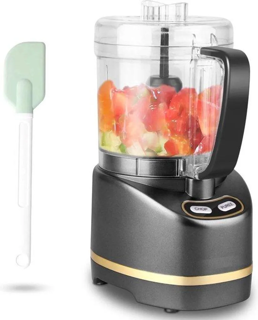 Petit robot mixeur puissant 200W avec bol 450ml et ses lames en inox