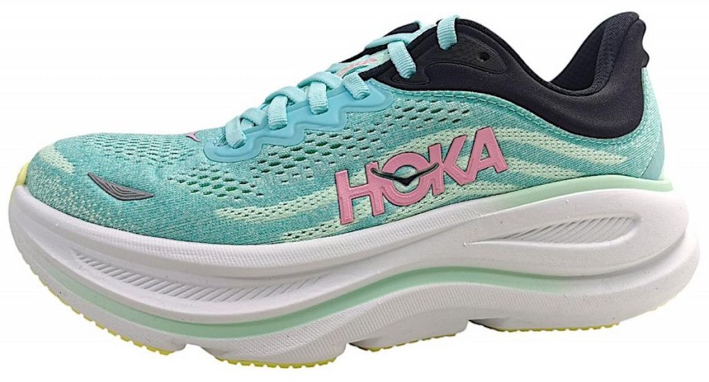 Hoka Bondi 9 Sportschuhe Damen Trainingsschuhe Türkis Freizeit, Schuhgröße:EUR 37.5 | UK 4.5