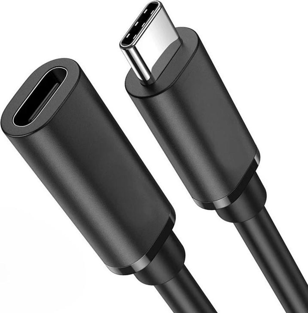 USB-C Verlängerung Kabel Ladekabel Datenkabel Adapter kompatibel für Huawei P20 Pro