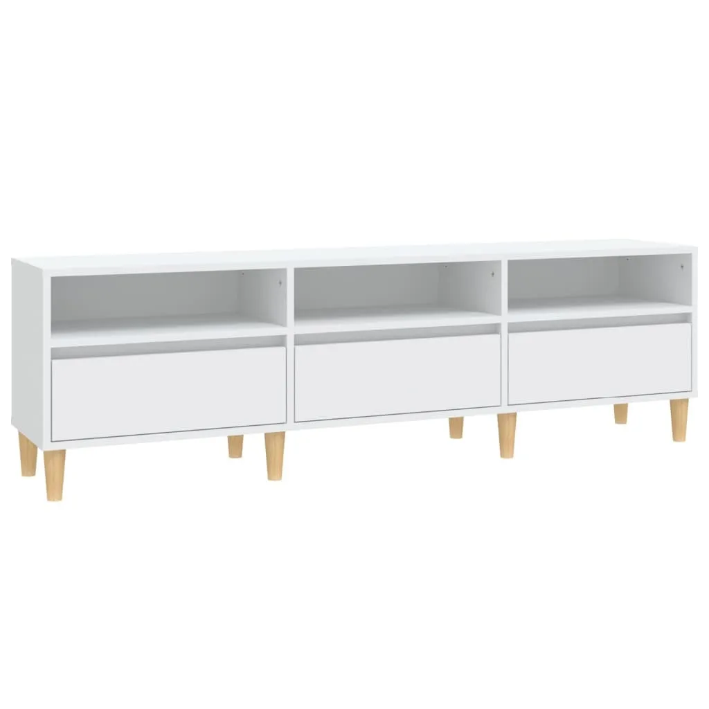 Mobile TV bianco 150x30x44,5 cm Materiale in legno