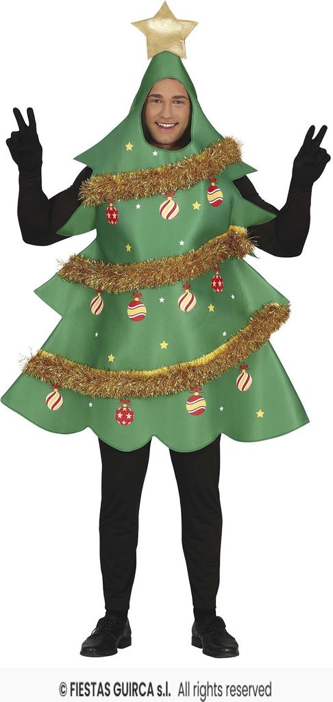 Costume haut de gamme d'arbre de Noël pour adulte avec Image du produit 