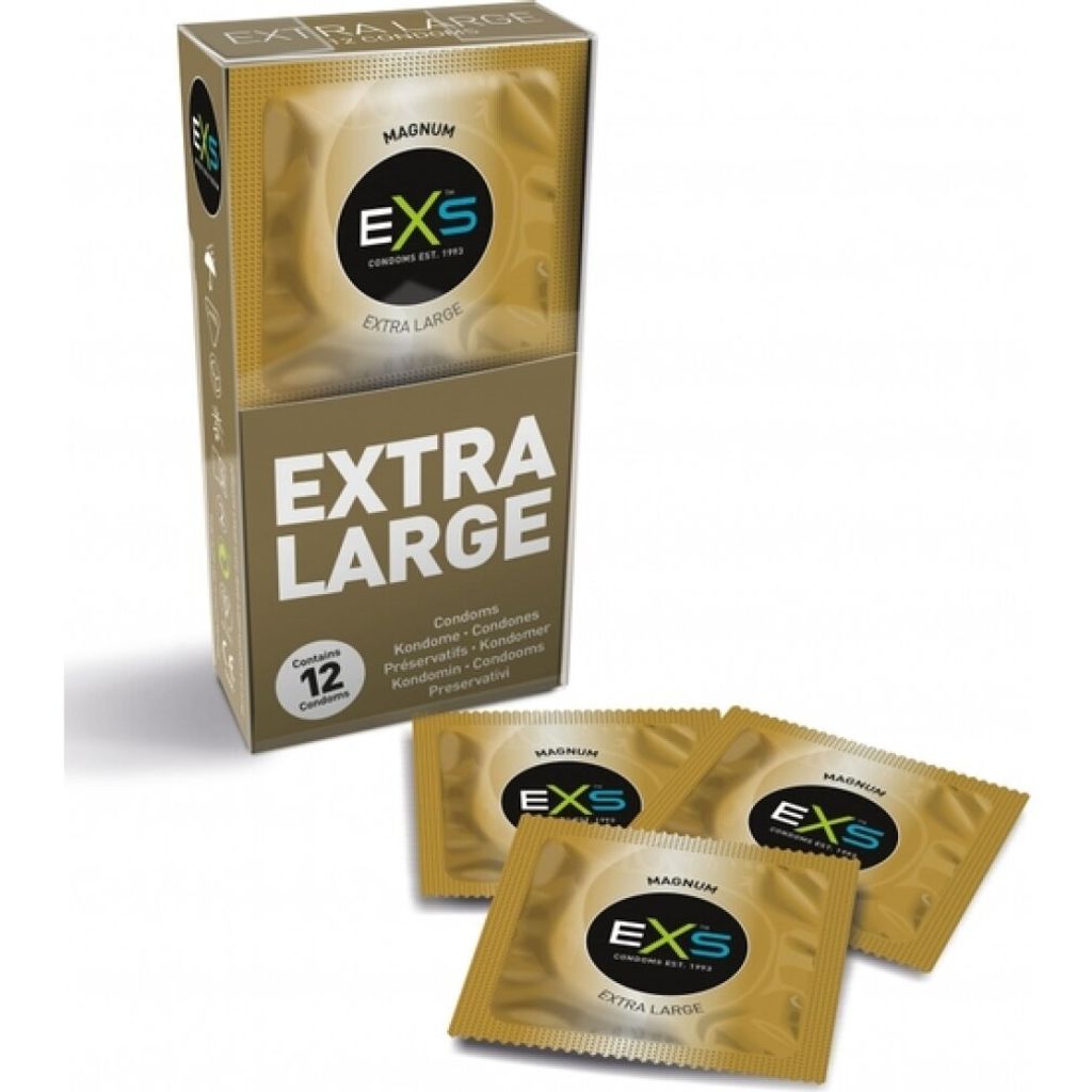 EXS Magnum Extra Large XL préservatifs agrandis 12 pcs. Image du produit 