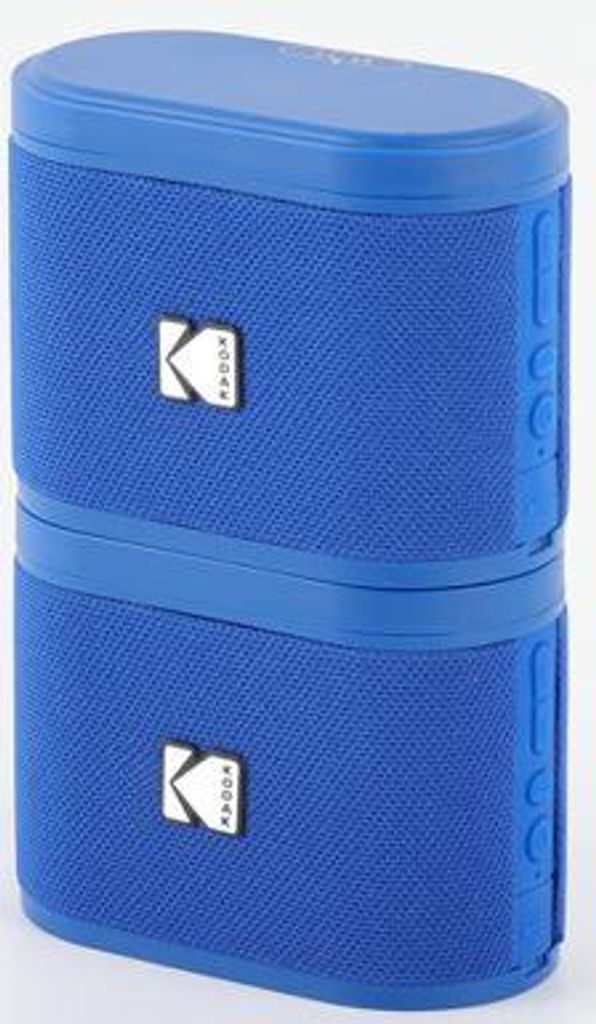 Kodak SoundBrix Wireless Stack Speaker (Backstage Blue), 2PCS