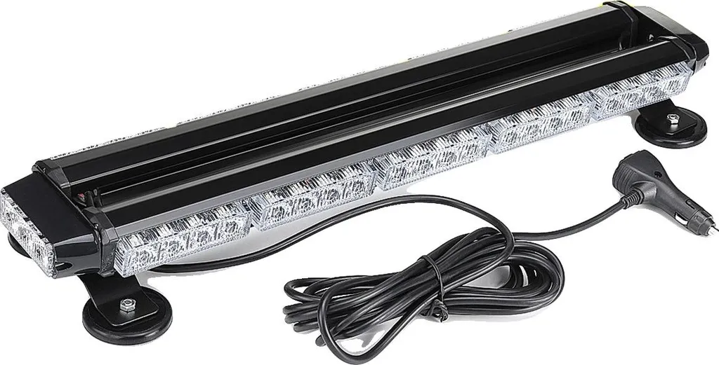 Lumière stroboscopique 24 pouces 46 LED ambre 12V étanche IP65 haute visibilité