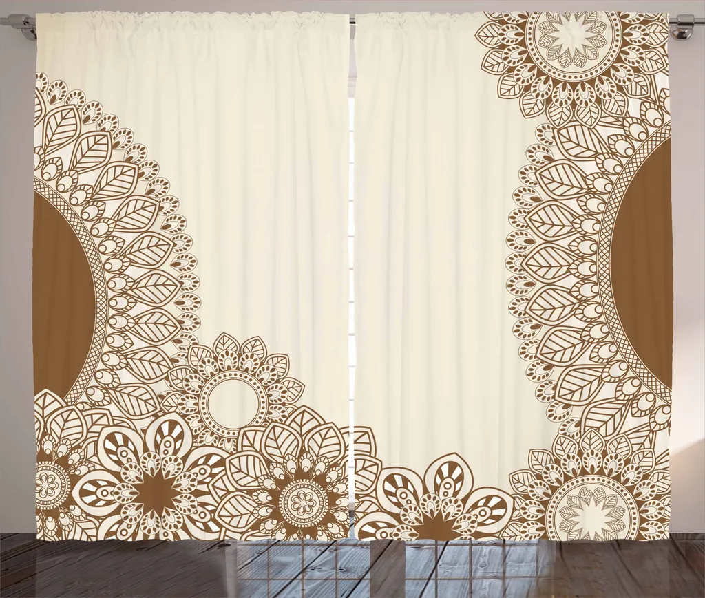 Tenda Rustica Mandala ABAKUHAUS Caramello: Arredo Etnico 280x175 cm