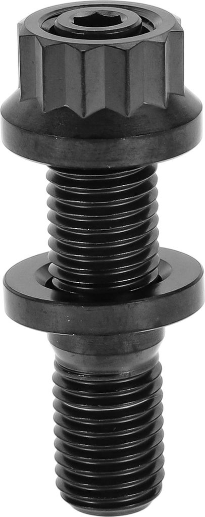 1 Set Titan Abgaskrümmer Schraube M10x45mm Steigung 1.25 Abgaskrümmer Bolzen Kit Schrauben Muttern Unterlegscheiben Schwarz