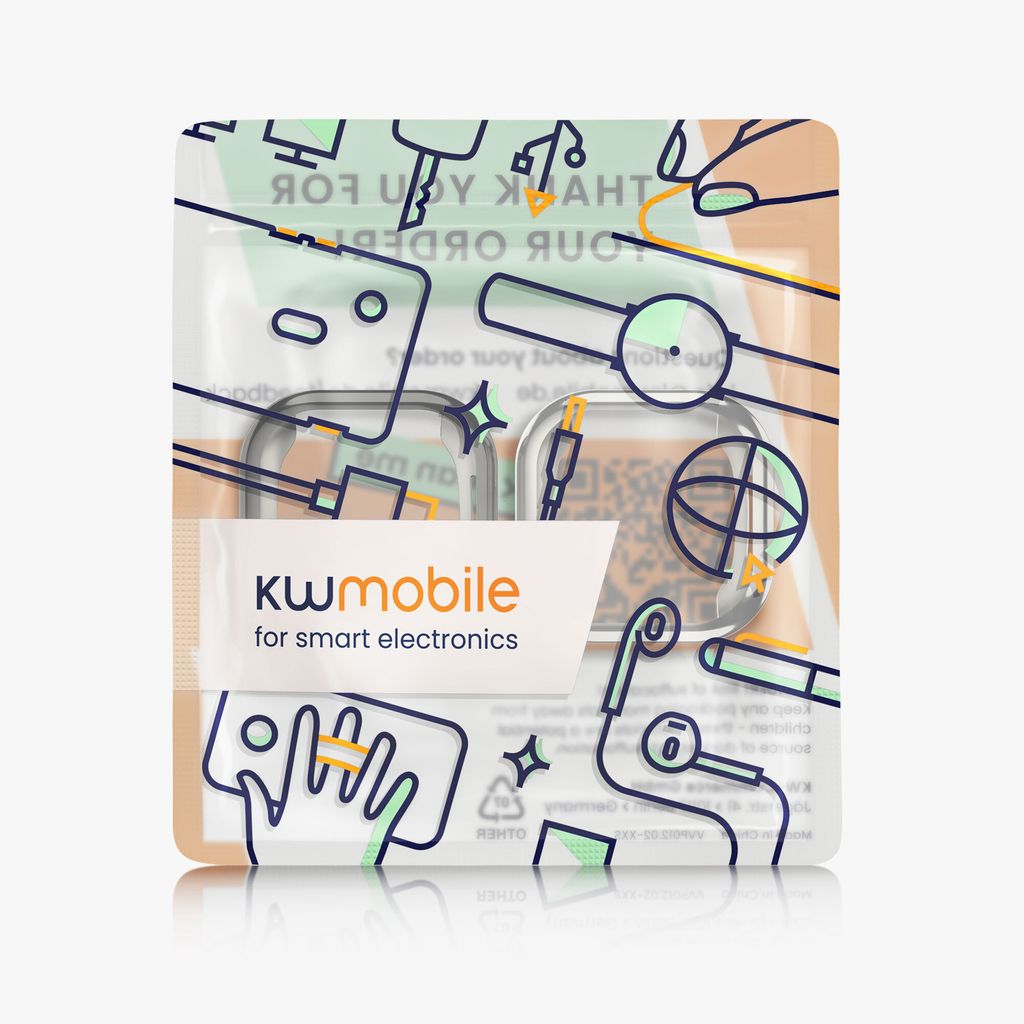kwmobile 2x Schutzhülle kompatibel mit Fitbit Versa 4 / Produktbild 7