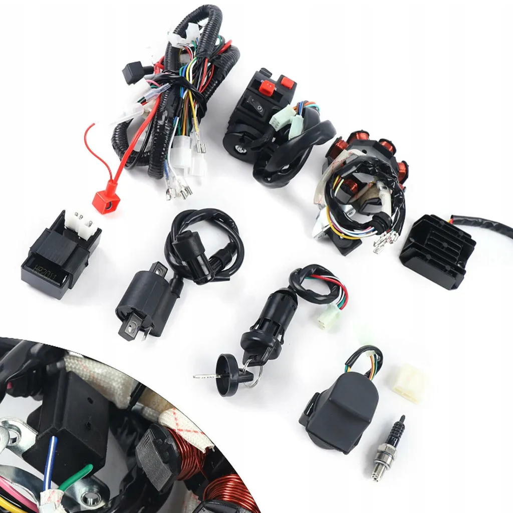 Kit faisceau de câbles robuste pour démarrage électrique Quad 250cc - 5