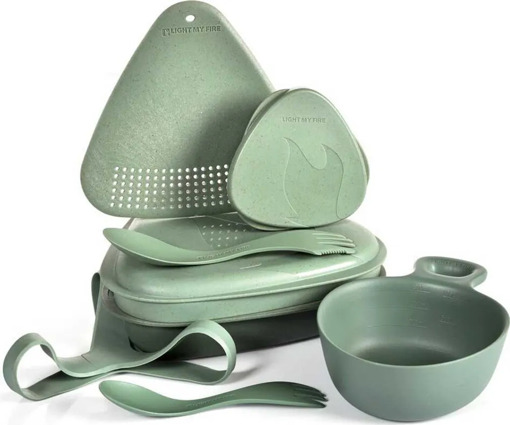 Light My Fire Outdoor MealKit Sandygreen : Vaisselle Bio Compacte